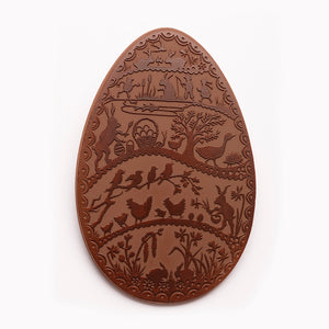 Plaque de chocolat Grand Cru Equateur 42%  en forme d’œuf
